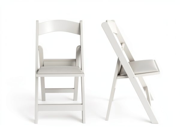 Flash Furniture White Resin Folding Chairs-2