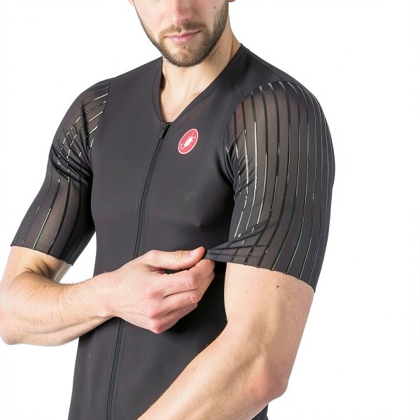 Castelli Men's Cycling Speed Suit Black Microfiber-4