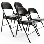 Amazon Basics Folding Chairs Black 4-Pack-0