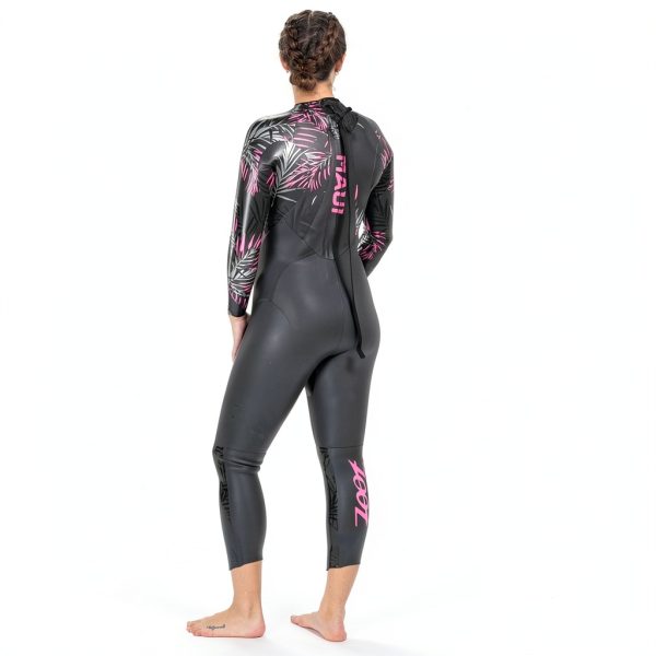Zoot Women's Triathlon Wetsuit Pink Palm Neoprene-2