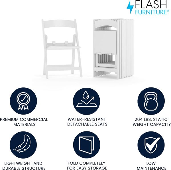 Flash Furniture Kids Folding Chairs Resin Outdoor-3