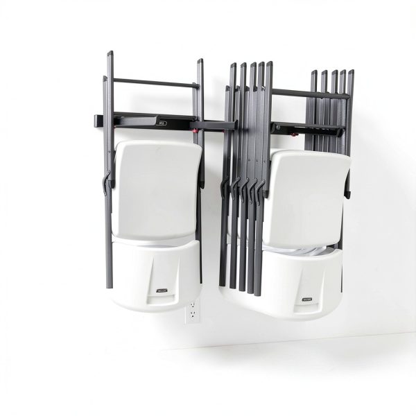 Wall Mounted Chair Rack Lifetime Steel Foldable-2