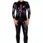 Zoot Women's Triathlon Wetsuit Pink Palm Neoprene-0