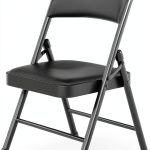 KAOCHA Black Pu Leather Folding Chair Office Furniture-0