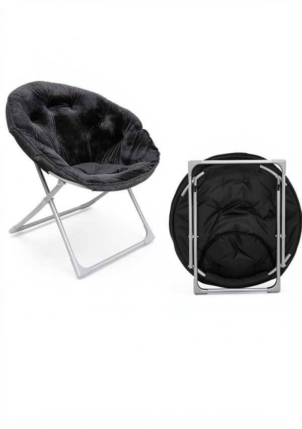 Amazon Basics Black Folding Chair for Adults-2