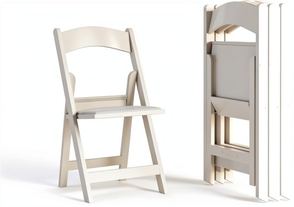 Flash Furniture White Resin Folding Chairs-0