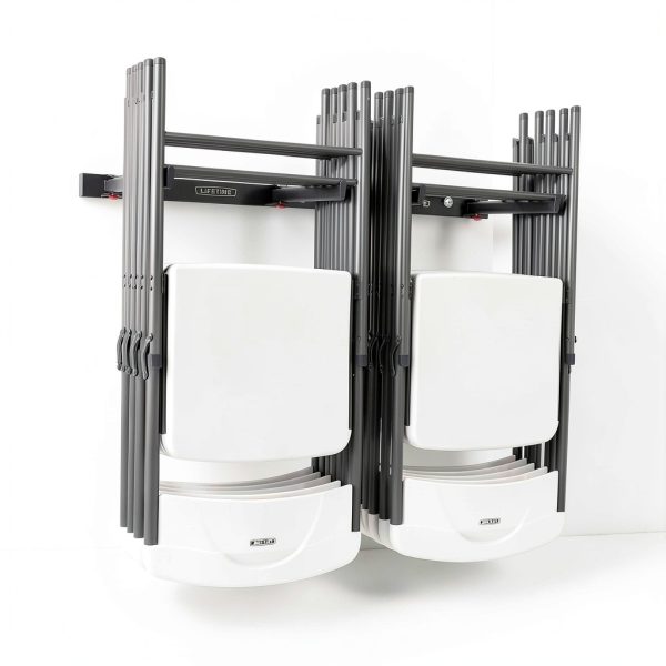 Wall Mounted Chair Rack Lifetime Steel Foldable-0