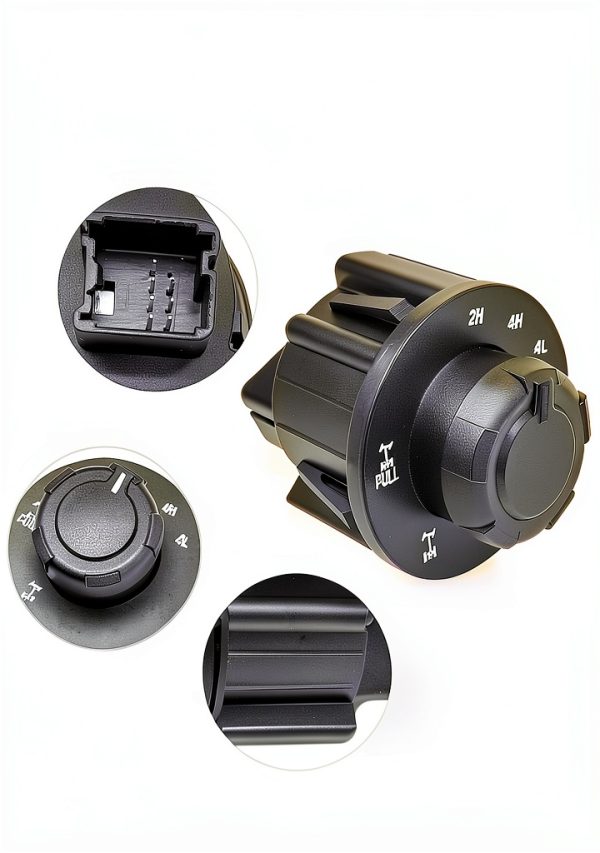 NOTISH 4WD Locking Differential Switch ABS Knob-5
