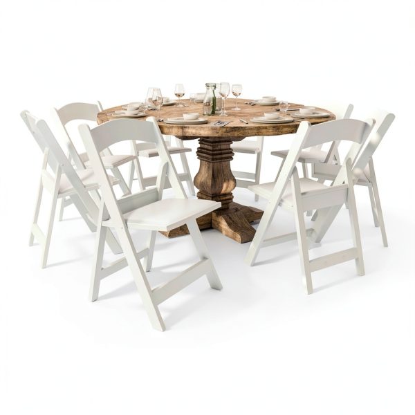 Flash Furniture White Resin Folding Chairs-9