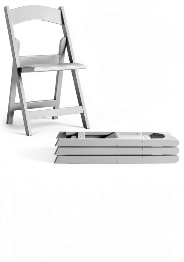 Flash Furniture White Resin Folding Chairs-3