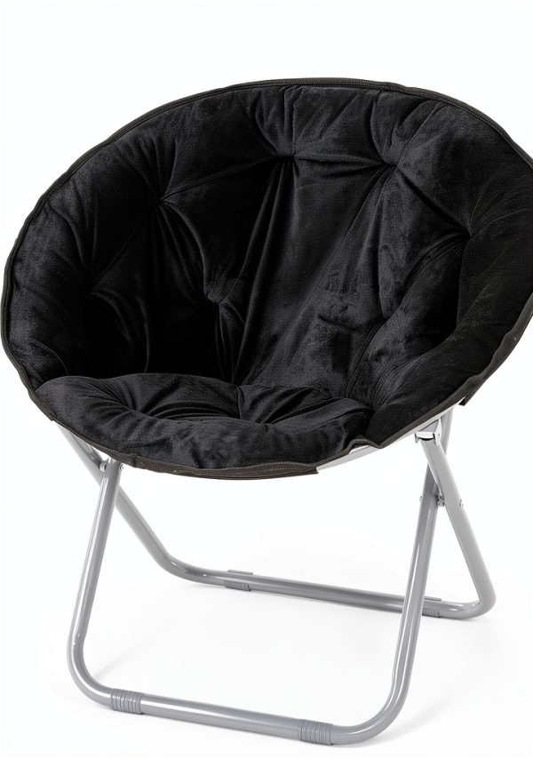 Nouva Modern Folding Chair Black Modern Design-3