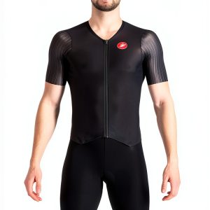 Castelli Men's Cycling Speed Suit Black Microfiber-0