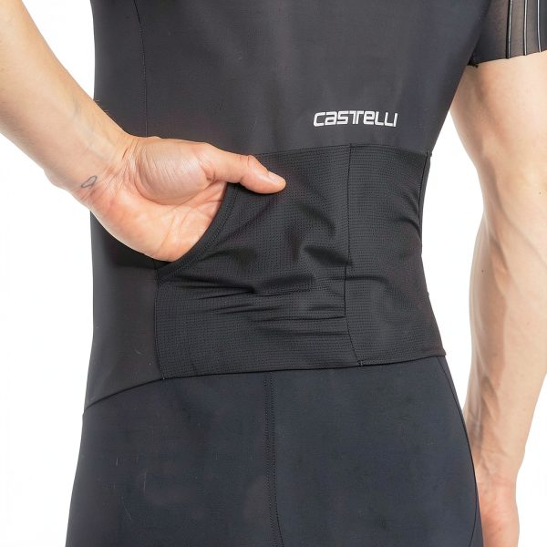 Castelli Men's Cycling Speed Suit Black Microfiber-5