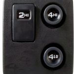 4WD Switch Dorman Rotary Brass Panel Mount-0