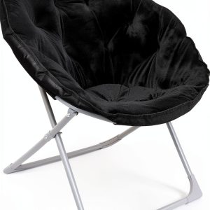Amazon Basics Black Folding Chair for Adults-0