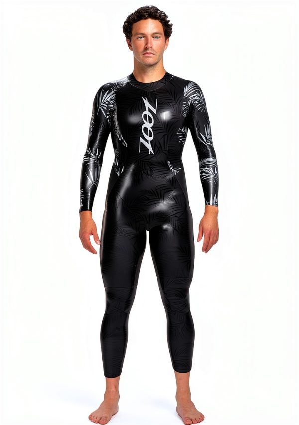 Maui Triathlon Wetsuit Zoot Silver Palm Men's-0