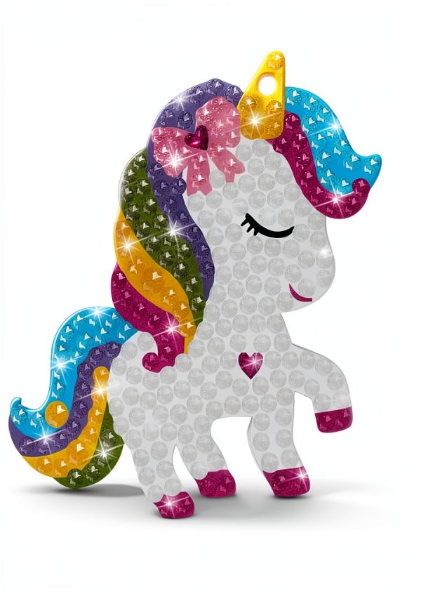 BANBBUR Diamond Art Keychain Kit 5 Pack Colorful Double Sided Kids-3