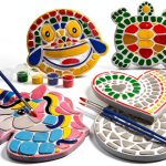 Stepping Stone Craft Kit Dan&Darci Large Multicolored Set 5 Designs-0