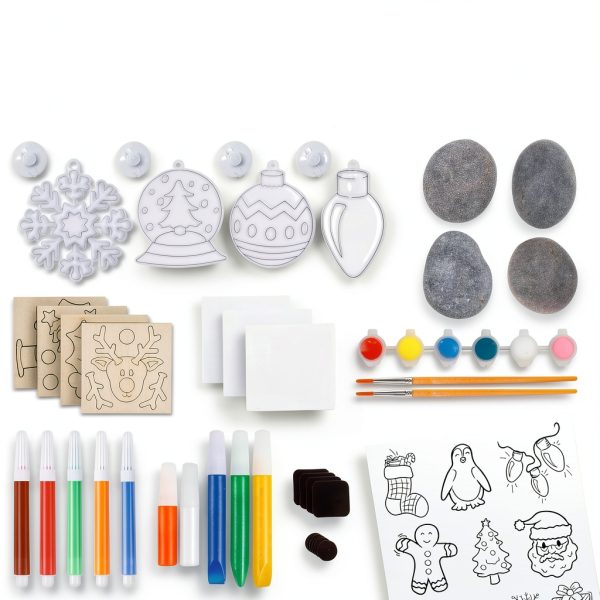 Blue Marble Santa Christmas Craft Kit 15 Crafts Glow in Dark Magnetic-5