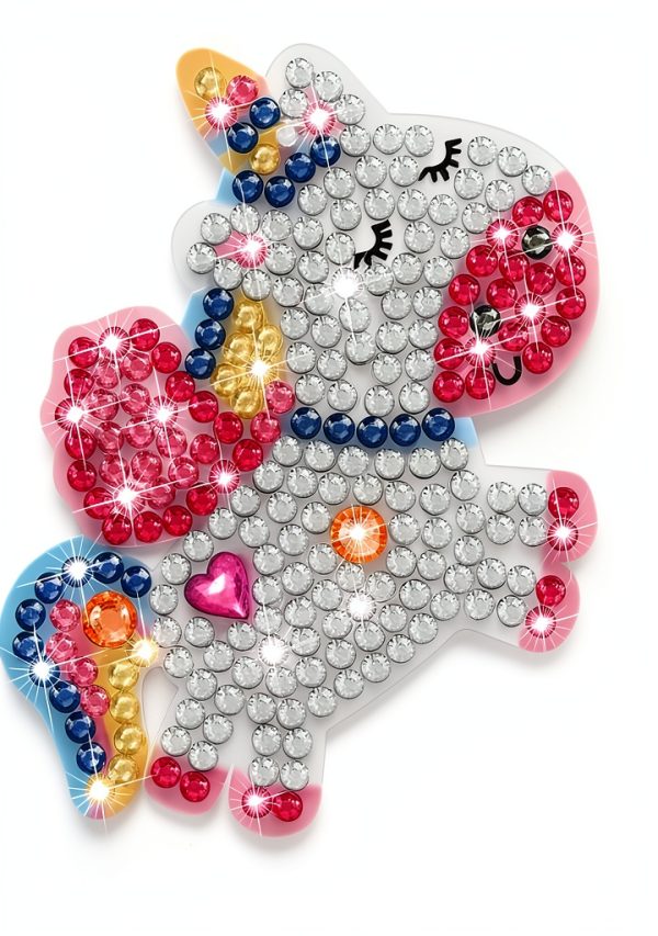 ORIENTAL CHERRY 5D Diamond Art Keychain Kit Multicolor Kids Craft Set-2