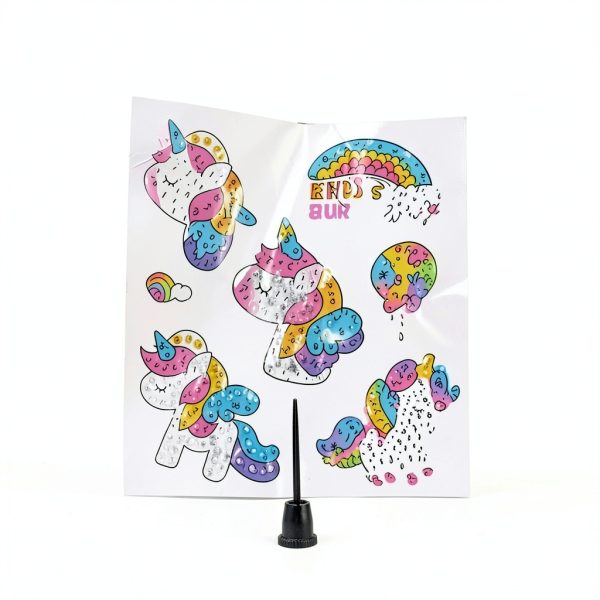 Bemetu Unicorn DIY Water Bottle Kit 600ml Leakproof Kids Bottle-4