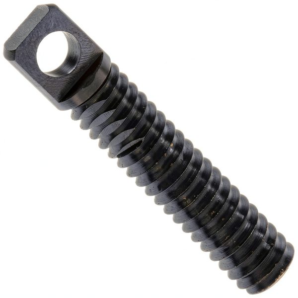 Black Oxide Steel Spring Anchor, 8-32 Thread Size, 7/8" Length, 0.100" Hole Size (Pack of 1)-0