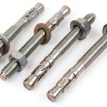 Blue Zinc Anchors Plated Screw Type Car Repair Expansion Bolt Stud Anchors M12x120mm 4pcs-0