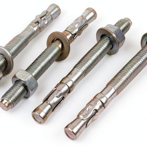 Blue Zinc Anchors Plated Screw Type Car Repair Expansion Bolt Stud Anchors M12x120mm 4pcs-0