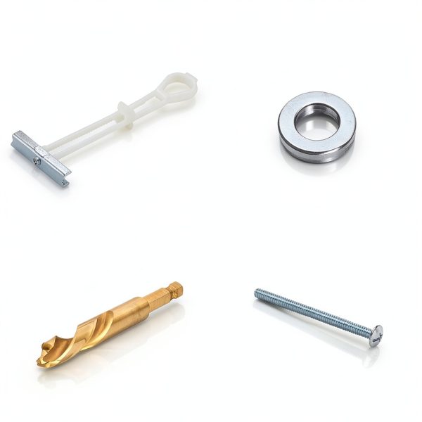 CondoMounts Steel Stud TV Mounting Kit MSK8001 Elephant Anchors Silver-4