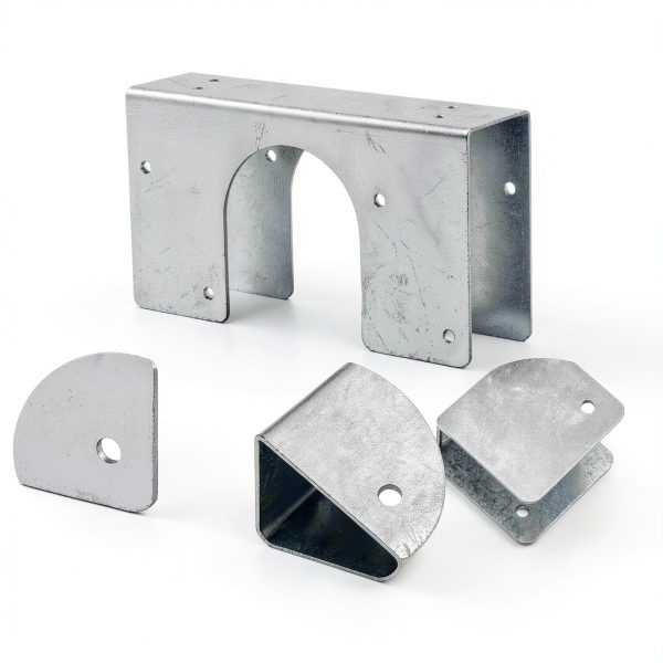 Stud Shoes UPVONT 16‑Gauge Galvanized 6.25" Height for 2× Studs 2 PCS-5