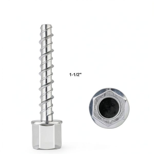 Aifukena Concrete Rod Anchor 3/8" x 1/4" x 1-1/2" Zinc Stud-5