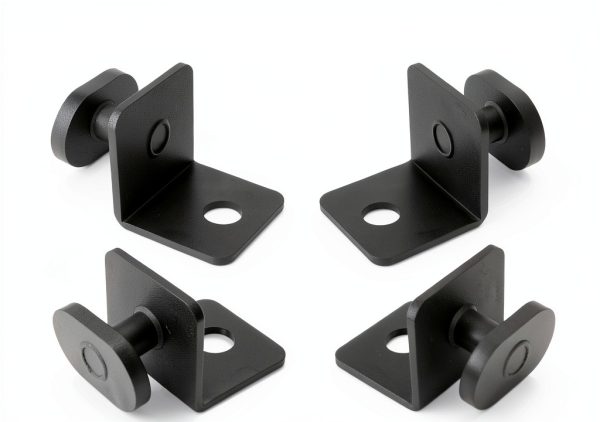 Shipping Container Anchors Ustinian 4 Pack Heavy Angle Iron Tie Down-7