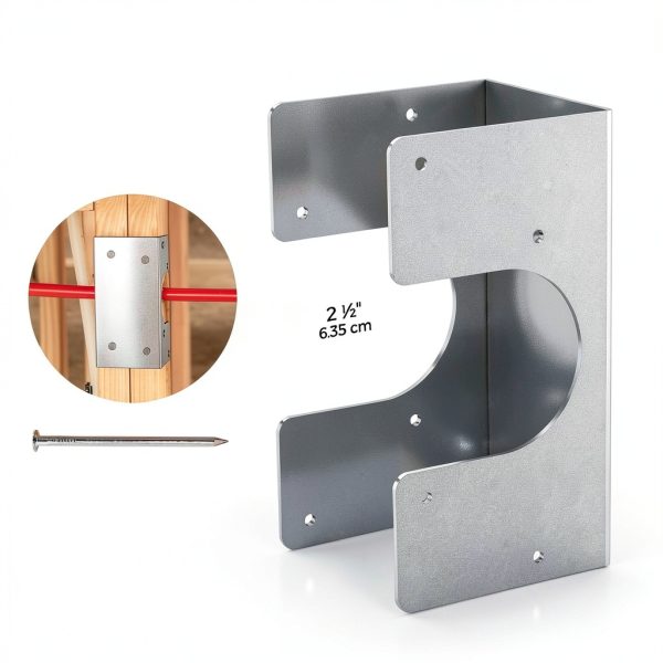 Stud Shoes Double 2X 16‑Gauge Galvanized UPVONT 6.25x3 2 Piece Set-1