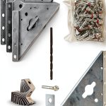 Arrow Shed AK100 Concrete Anchor Kit Hot Dipped Galvanized Steel 4.88"-0