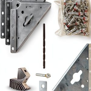 Arrow Shed AK100 Concrete Anchor Kit Hot Dipped Galvanized Steel 4.88"-0