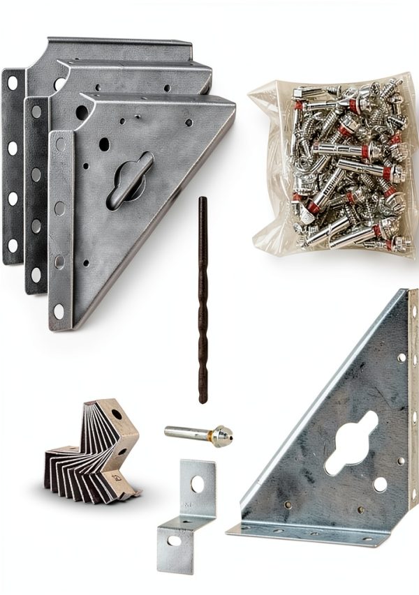 Arrow Shed AK100 Concrete Anchor Kit Hot Dipped Galvanized Steel 4.88"-0
