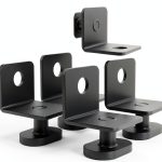 Shipping Container Anchors Ustinian 4 Pack Heavy Angle Iron Tie Down-0