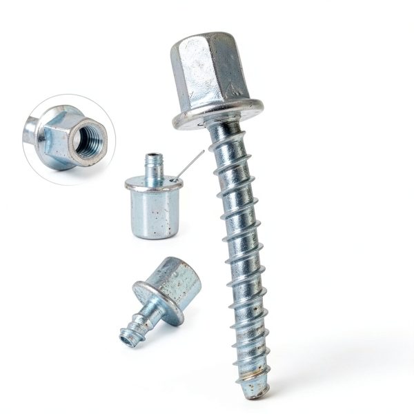 Aifukena Concrete Rod Anchor 3/8" x 1/4" x 1-1/2" Zinc Stud-3